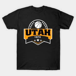 Personalized Basketball Utah Proud Name Vintage Beautiful T-Shirt